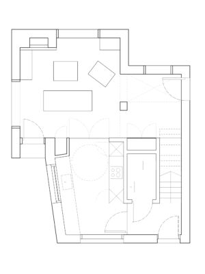 EBBA - Modern Cottage, Ground Floor Plan, Lancashire, 2017